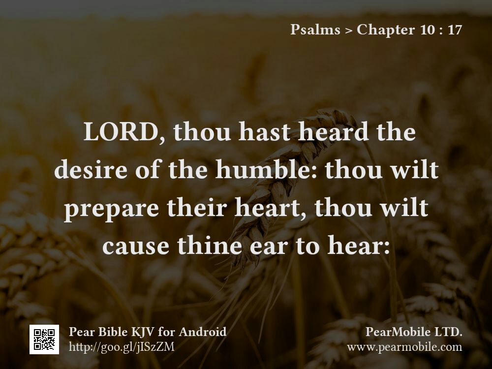 Psalms, Chapter 10:17